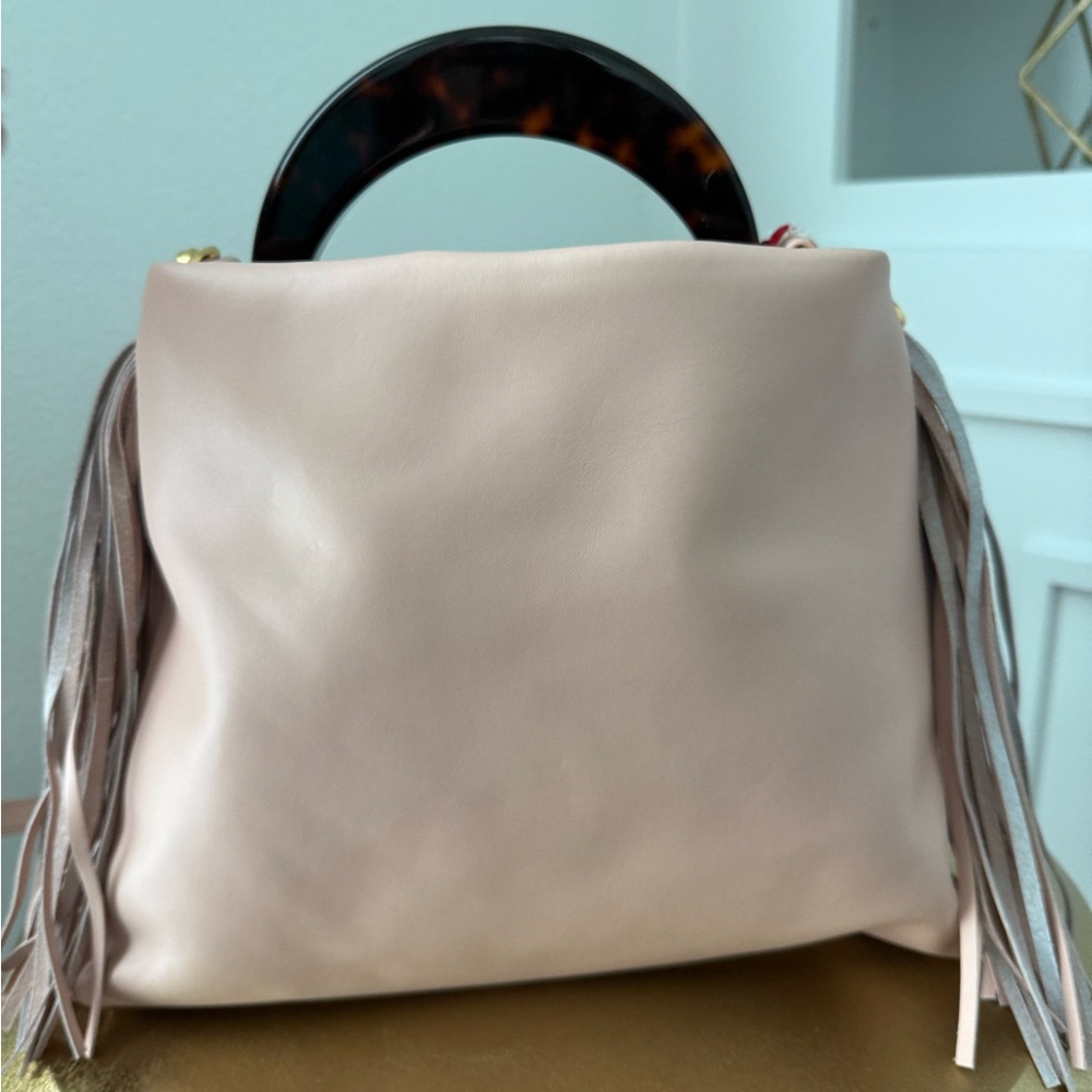 Marni Blush Pink Shoulder Bag with Tortoise Handle BNWT, retails for $1795 - Picture 2 of 8